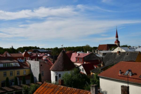 Bright penthouse with magical view to the Old Town in Pärnu